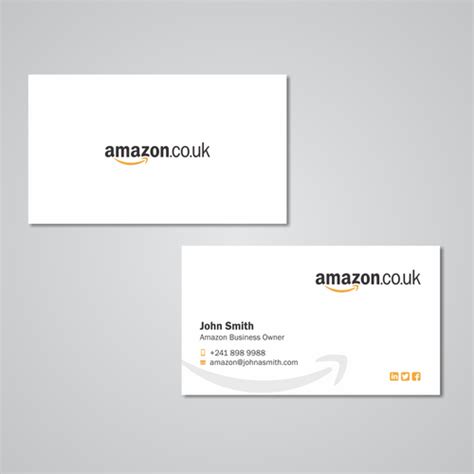 Free shipping on orders over $25 shipped by amazon. Business Card Design for Amazon Business Owner | 名刺コンペ