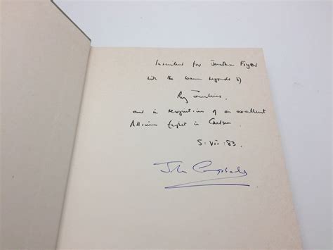 ROY JENKINS A BIOGRAPHY SIGNED BY AUTHOR AND INSCRIBED BY ROY JENKINS