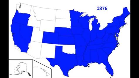 Us States By Year Of Statehood Youtube