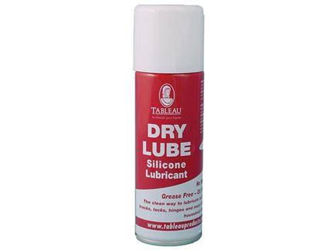 Tableau Dry Lube Super Slip Silicone Lubricant Spray Oil Grease Free