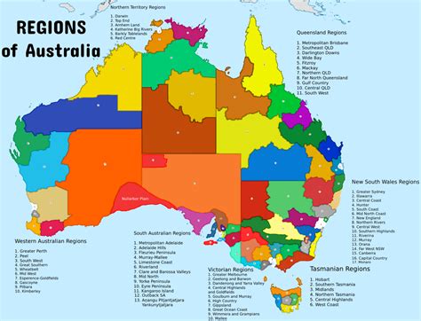 Map Of Regional Australia By Umightycroweater Maps On The Web