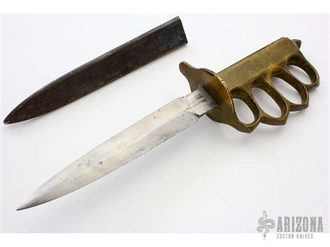 Wwi 1918 Aulion Knuckle Knife Arizona Custom Knives