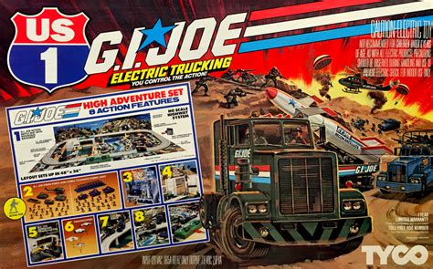 1984 Us1 Gijoe Electric Trucking Set Tyco 3djoes