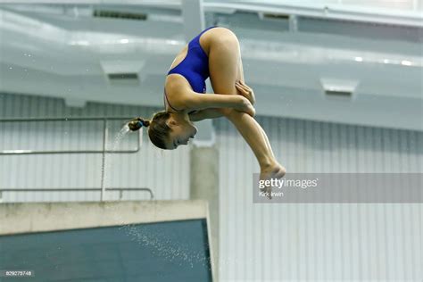 Carolina Sculti Of The Marlins Dive Club Competes During The Senior