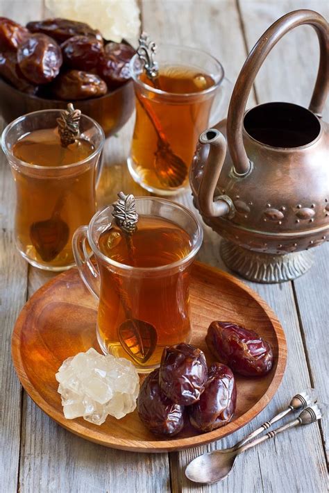 Arabic Tea And Dates Arabic Tea Food Food And Drink