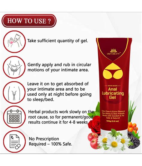Intimify Sexual Lubricant Gel Anul Sex Lubricant 100 Ml Pack Of 1 Buy Intimify Sexual
