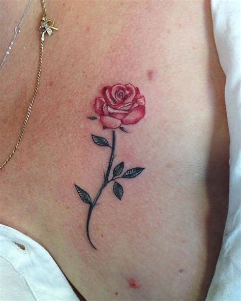 Cute Rose Tattoo © Tattoo Artist Eloise 💕🌹💕🌹💕🌹💕🌹💕 Rose Tattoos For Women Small Rose Tattoo