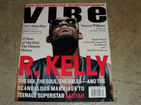 Vibe Magazine R Kelly Cover Aaliyah Scandal December 1994 January 1995