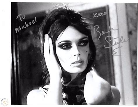 Cult Icon Barbara Steele Autographed Photo Goth Look 1852435119