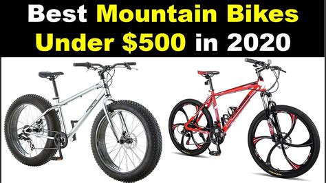 Top 5 Best Mountain Bikes Under 500 In 2020 Youtube