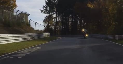Record Drive On Nurburgring With A Mini On Two Wheels Completed