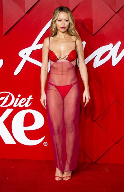 Rita Ora S Naked Dress At The Fashion Awards 2022 Naked Dress Trend