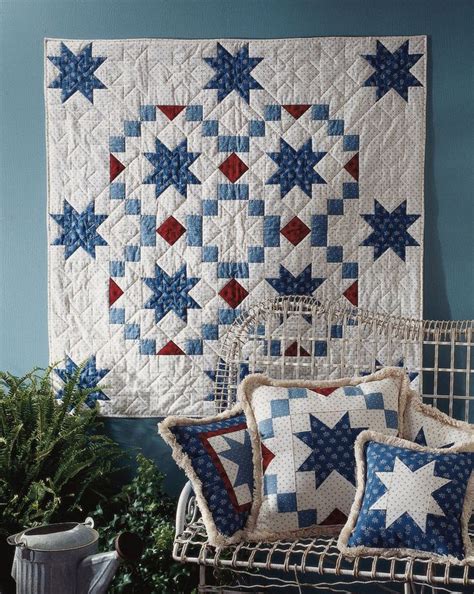 Star Around The World Quilting Pattern From The Editors Of American