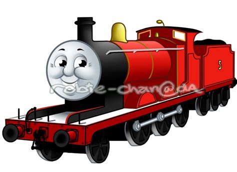 James The Red Engine By Robie Chan On Deviantart