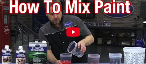 Heres How To Mix Automotive Paint The Autobody Source