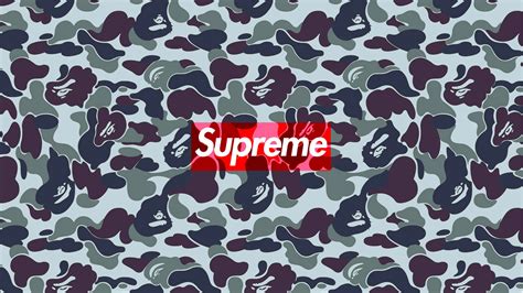 For the first drop of their fall/winter 2020 season, supreme has released a new set of box logo skate decks, this time featuring a variety of camo colors. Supreme Bape Urban Camo Wallpaper - AuthenticSupreme.com