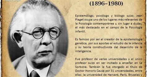 Etapas Del Desarrollo Cognitivo De Jean Piaget