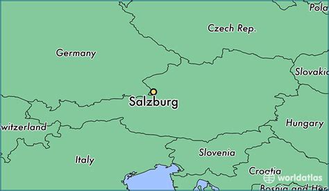 Where Is Salzburg Austria Salzburg Salzburg Map