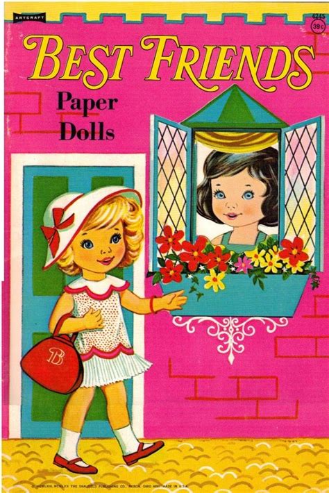 Best Friends Paper Dolls Book Vintage Paper Dolls Paper Toys Paper