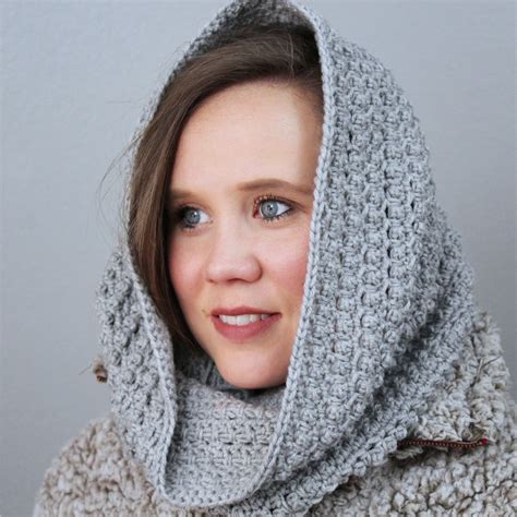 Crochet Hooded Cowl Pattern Little Textures Hooded Cowl