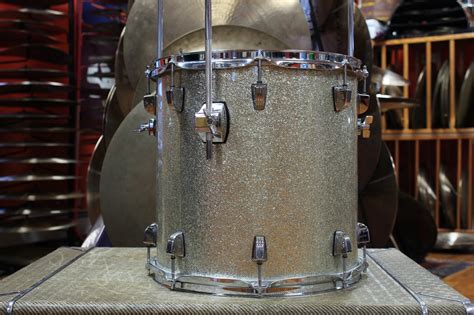 Ludwig Classic Birch Bop Kit In Silver Sparkle 14x18 14x14 8x12 8x10