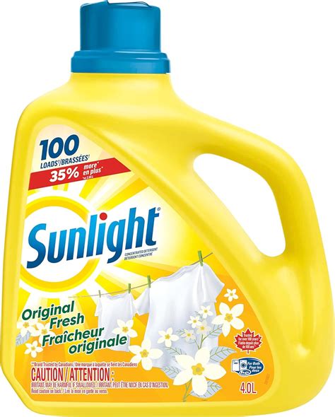 Sunlight Detergent Original Lemon Fresh 100 Loads 40l With