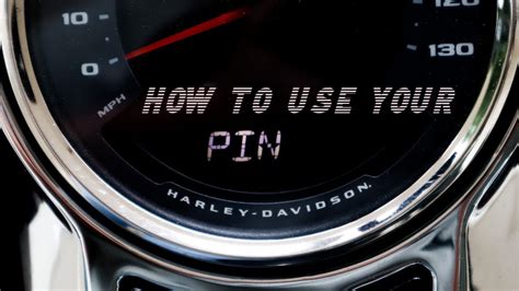 How To Use The Pin On Your Harley Davidson Youtube