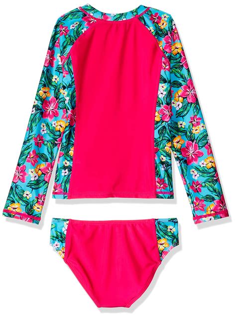 Nautica Girls Rashguard Swim Suit Set Beachwear Central