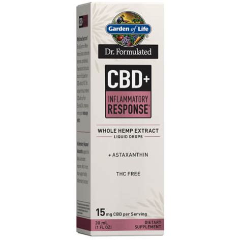 Dr Formulated Cbd Plus Inflammatory Response 15 Mg Drops 1 Oz By Garden