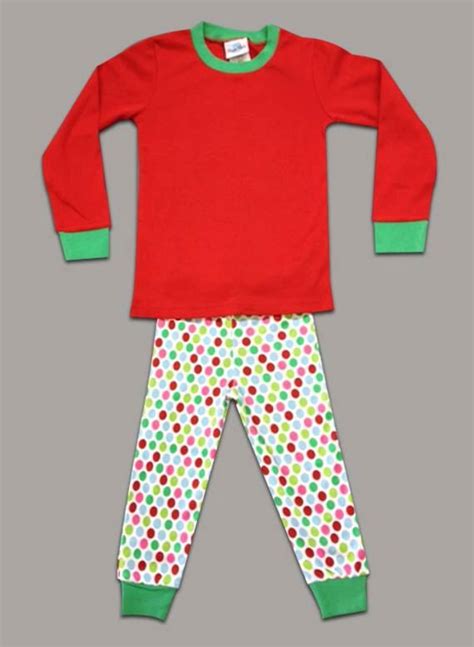 Groothandel meisjes christmas night gown ruches jurk meisjes kerst pyjama rode & witte streep gepersonaliseerde custom aanvankelijke. MONOGRAMMED Kid's Christmas Pajamas PREORDER by aukat20 on ...