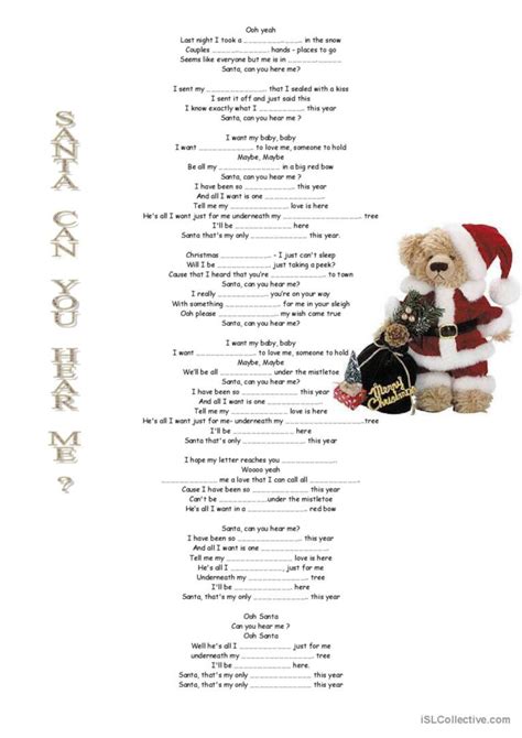 santa can you hear me français fle fiches pedagogiques pdf and doc