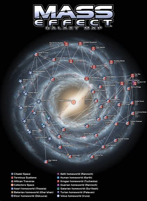 Mass Effect Galaxy Map By Engorn On