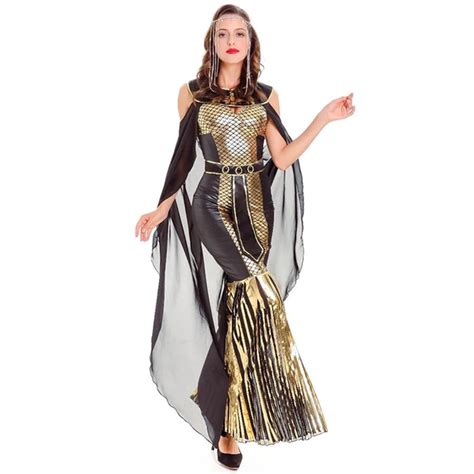 adult egyptian queen costume halloween party adults clothing egyptian pharaoh king women fancy