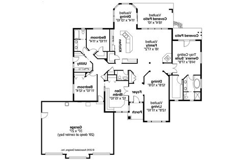 Call 1 800 913 2350 for expert help. Ranch House Plans - Meadow Lake 30-767 - Associated Designs