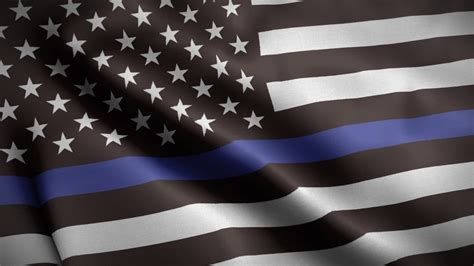 Blue Lives Matter Flag Stock Video Footage 4k And Hd Video Clips