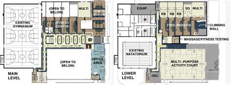 Small Recreation Center Floor Plans
