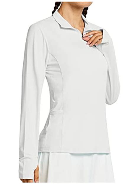Buy Libin Womens Upf 50 Long Sleeve Golf Shirts Sun Protection Half