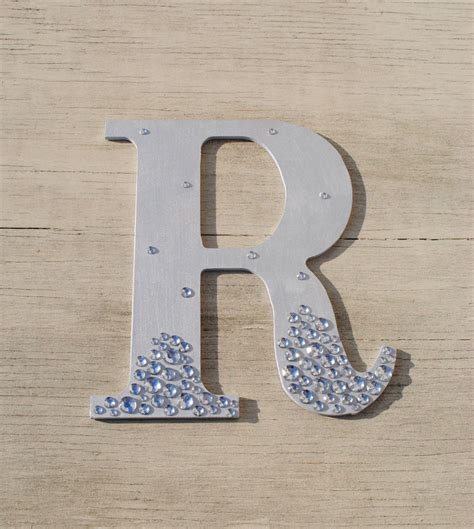 Hang this painted wooden letter to your walls and get the perfect personalized look. Silver Semi Bling Sparkle Wall Letters Wedding Decor Decorations. | Letter wall, Decorative ...