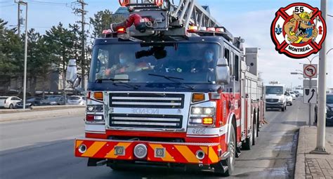 baie d urfé walkaround of brand new montréal fire department sim ladder 452 during ladder