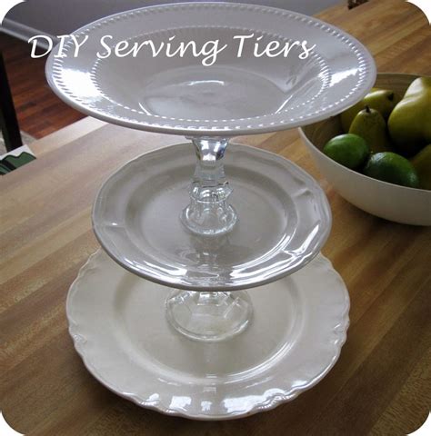 Diy Tiered Serving Trays Entertaining And Parties Pinterest