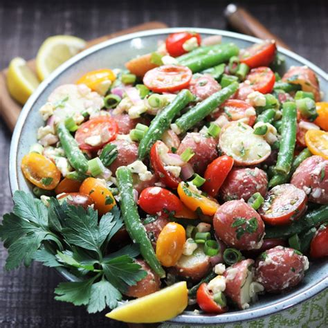 Baby Potato And Green Bean Salad Give It Some Thyme