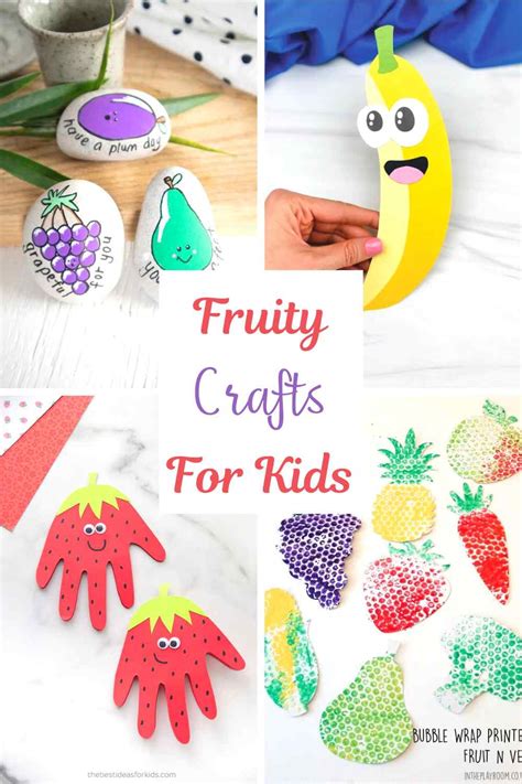 20 Fantastic And Easy Fruit Crafts For Kids