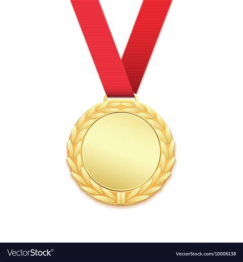 Gold Medal Winners Award Royalty Free Vector Image