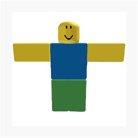Roblox Noob T Pose Canvas Print Hack Roblox And Get Robux