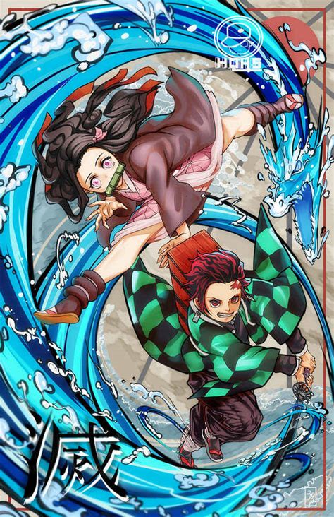 Kimetsu no yaiba, has been shattering box office records since debuting just three days ago. HQAS — Demon slayer poster I made for san japan