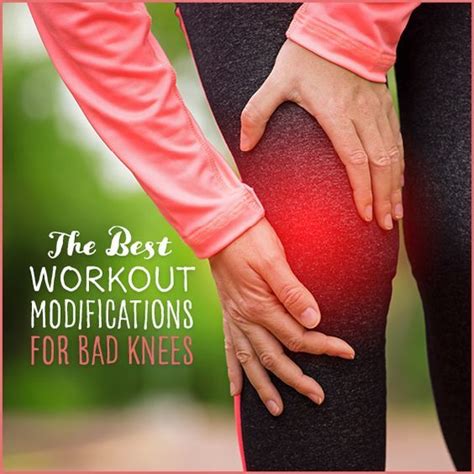 Aerobic exercise can help reduce knee pain from arthritis. 5 Exercise Modifications For Bad Knees and A Low-Impact ...