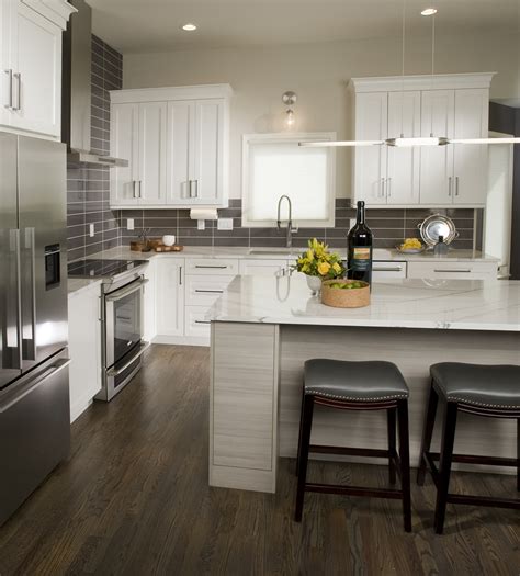 Midwest Modern Kitchen Crystal Cabinets