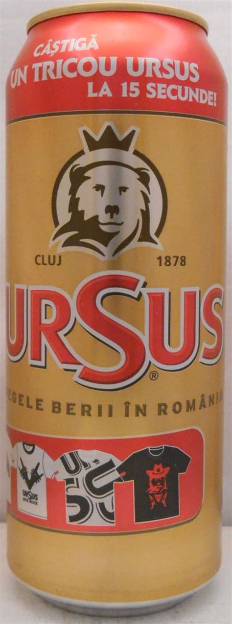 Ursus Beer 500ml Romania