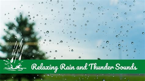 Relaxing Rain And Thunder Sounds Fall Asleep Faster Beat Insomnia Sleep Music Relaxation
