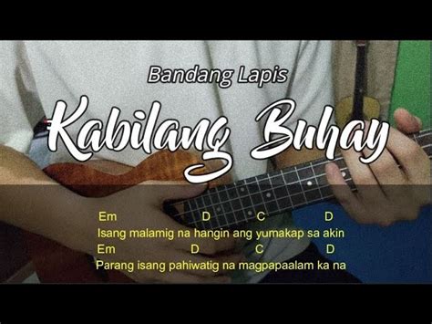 Lyrics art posted a video to playlist lyrics art songs 1. KABILANG BUHAY - Bandang Lapis (Chords & Lyrics ) UKULELE ...